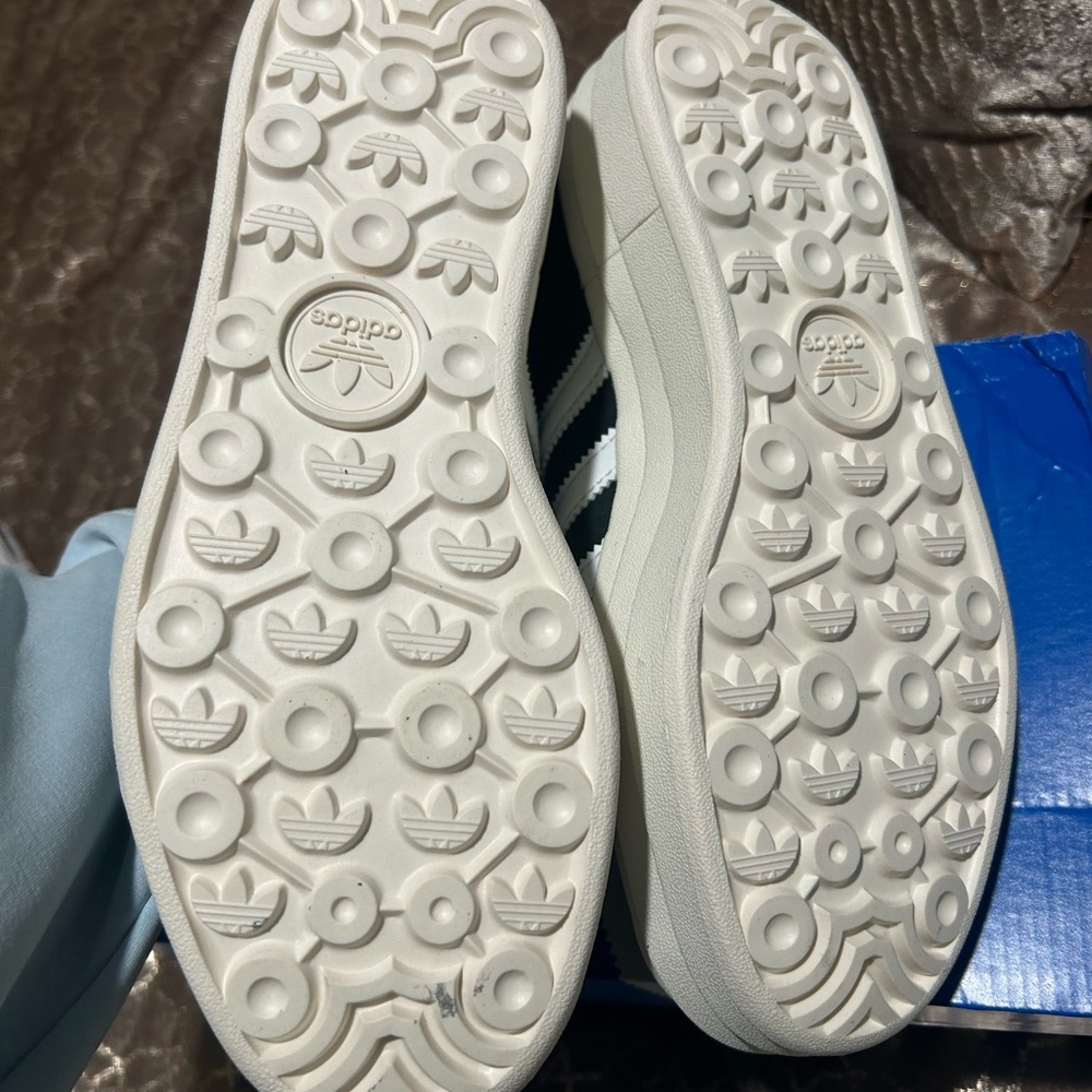 Brand new adidas gazelle Black and White Platform Sneakers 6.5 - Picture 11 of 12
